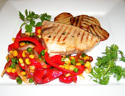 Grilled swordfish picture