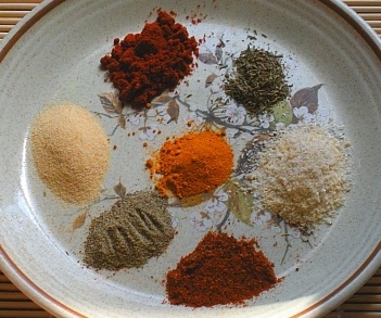 Spices used for blackening seasoning mix